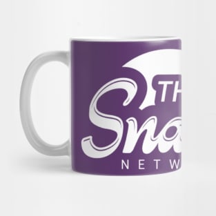 The Snack Network Minimalist White Mug